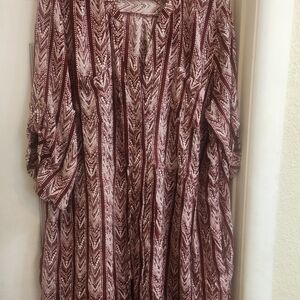 Elegant Patterned Midi Dress